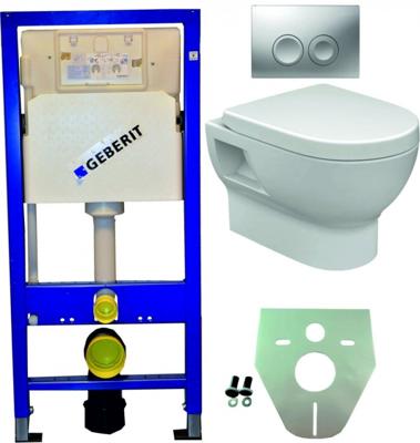Complete Toiletset met Geberit UP 100 + Mercurius wc + zitt +... Complete Toiletset met Geberit UP 100 + Mercurius wc + zitt +...
