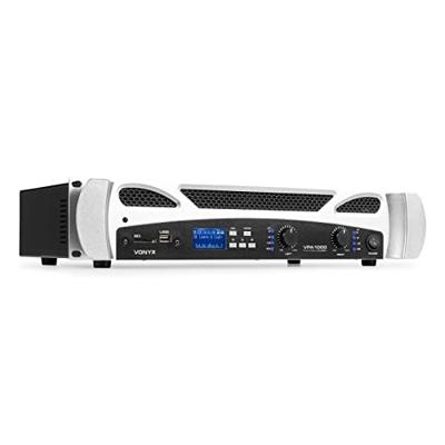 Vonyx VPA1000 PA versterker 2x 500W met USB, BT & MP3-speler