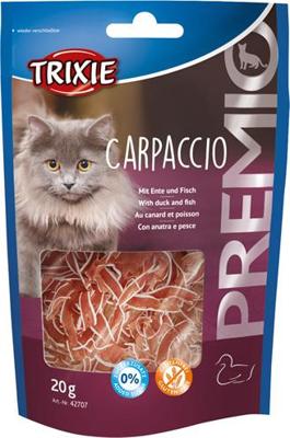 Trixie Premio Carpaccio met eend en vis kattensnacks 20 gram