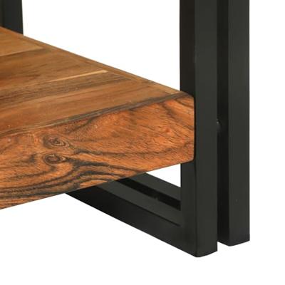 Wandtafels met plank Bruin 120 x 33 x 75 cm Massief acaciahout