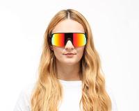 Red bull spect eyewear dakota brown -orange mirror - sports glasses - thumbnail