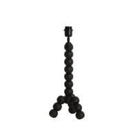 Light & Living Tafellamp 'Veglio' Mangohout, 40cm, kleur Mat Zwart (excl. kap) - thumbnail