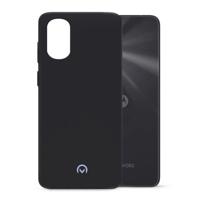 Mobilize Rubber Gelly Case Motorola Moto G22 Matt Black - thumbnail