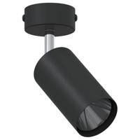 VidaXL Plafondspot met schijnwerpers zwart 6 x 6 x 16 cm metaal - thumbnail