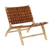 Kave Home Calixta fauteuil Teak - thumbnail