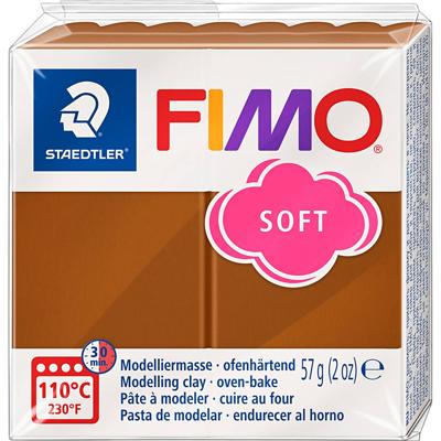 Boetseerklei fimo soft 57 g caramel