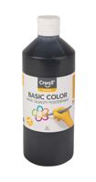 Creall plakkaatverf zwart 500 ml - thumbnail