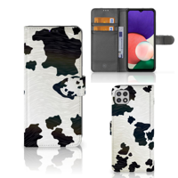 Samsung Galaxy A22 5G | Telefoonhoesje | Met pasjeshouder | Koeienvlekken - thumbnail
