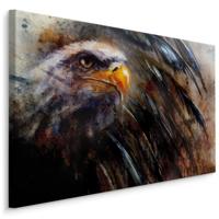 Schilderij Arend (print op canvas), 4 maten, bruin, premium print - thumbnail
