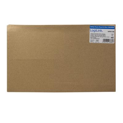 LogiLink NP0018B 8 poorten Patchpaneel CAT 6A 1 HE Meerdere kleuren LogiLink NP0018B 8 poorten Patchpaneel CAT 6A 1 HE Meerdere kleuren