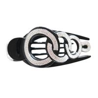 Strass Hair clip haar krabben klem accessoires grote styling tools haaraccessoires vrouwen haarspeld (zwart) - thumbnail