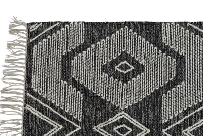 Tapijt DKD Home Decor Wit Zwart Katoen (160 x 230 x 1 cm) - thumbnail