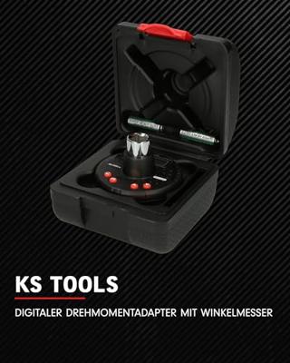 KS Tools 516.1194 1/2 digitale koppeladapter met hoekmeter, 68-340 Nm