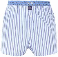 McAlson Boxershort Blauw Strepen Blauwe Band Met Lange Pijpen Los Model - thumbnail