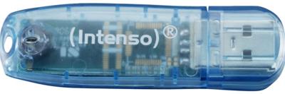 Intenso Rainbow Line USB flash drive 4 GB USB Type-A 2.0 Blauw Intenso Rainbow Line USB flash drive 4 GB USB Type-A 2.0 Blauw