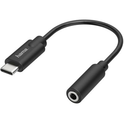 Hama Audio-adapter USB-C-stekker - 3,5-mm-jack-aansluiting Stereo Hama Audio-adapter USB-C-stekker - 3,5-mm-jack-aansluiting Stereo