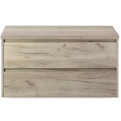 Dante Badmeubelset 100 cm - Craft Oak - Wastafelbovenblad