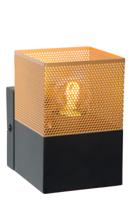Lucide RENATE - Wandlamp - 1xE27 - Mat Goud / Messing - thumbnail