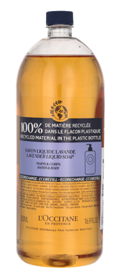 L&apos;Occitane Lavender Liquid Hand & Body Soap - Refill 500ml Douche & bad
