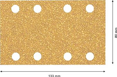 Bosch Accessories 2608901660 Schuurpapier voor vlakschuurmachine Korrelgrootte (num) 40 (l x b) 133 mm x 80 mm 50 stuk(s)