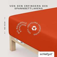 Schlafgut Schlafgut Pure Jersey Boxspring Hoeslaken XL - 180x200 - 200x220 269 Red Mid - thumbnail