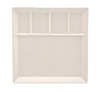 Dimplex Fonduebord 24,5x24,5cm wit - thumbnail