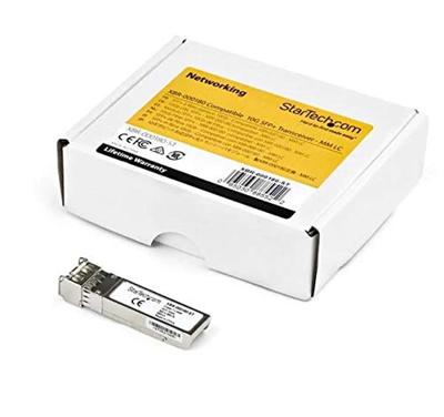 StarTech.com J9150D-ST transceiver module (SFP+ module, 10GBase-SR HP compatibel, glasvezel, 850nm, LC Multimode met DDM)