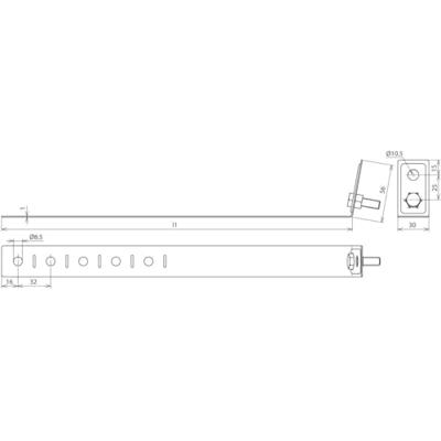 DEHN RRS V 60.150 B10.5 STTZN Regenpijpklem 1 stuk(s)