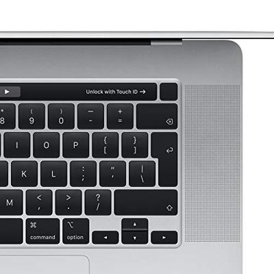 Refurbished MacBook Pro 16 inch Touchbar i7 2.6 16 GB 512 GB Zilver Licht gebruikt
