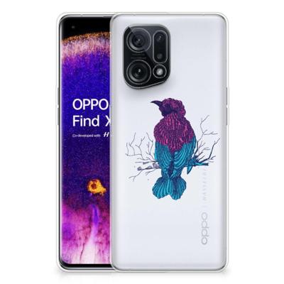 OPPO Find X5 Telefoonhoesje met Naam Merel OPPO Find X5 Telefoonhoesje met Naam Merel