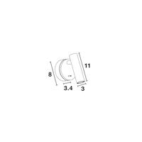 Lyora WandspotClip goud - 9030203 - thumbnail