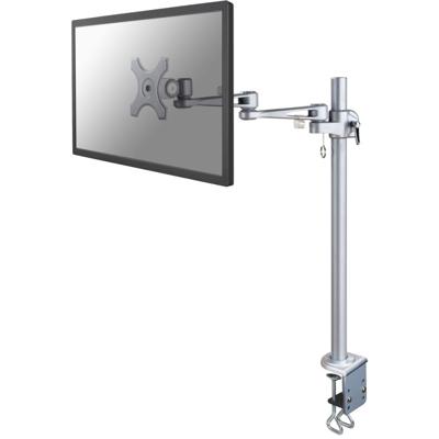 Neomounts FPMA-D935POLE70 1-voudig Monitor-tafelbeugel 25,4 cm (10) - 76,2 cm (30) Kantelbaar, Roteerbaar, Zwenkbaar Grijs