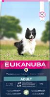 EUKANUBA premium hondenvoer met lamvlees & rijst voor kleine en middelgrote rassen - droogvoer voor volwassen honden, 12 kg - thumbnail
