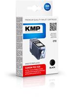 KMP Inktcartridge vervangt Canon PGI-520PGBK Compatibel Zwart C72 1508,0001 - thumbnail