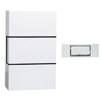 CHACON Bedrade deurbel met drukknop - thumbnail