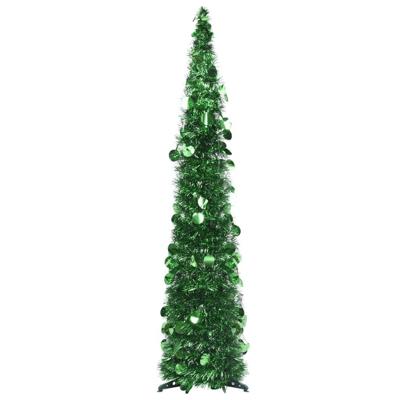 VidaXL Kunstkerstboom pop-up 120 cm pet groen