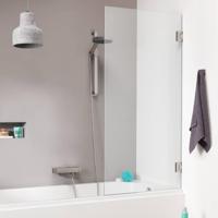 Sealskin I AM badwand 1 delig 850 breed 1600 hoog Chroom zilver hoogglans helder glas met antikalk CSK010855335100 - thumbnail