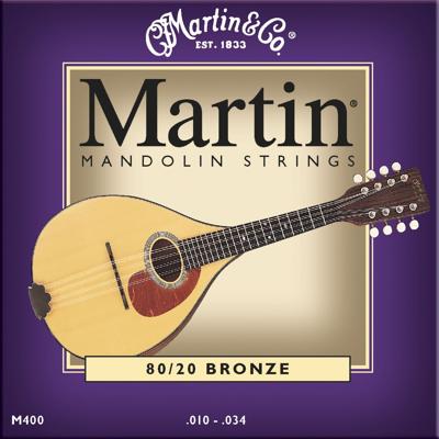 Martin Strings M400 Standard Mandolin 80/20 Bronze