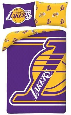 Lakers Dekbedovertrek 140 x 200 cm - 70 x 90 cm - polyester - Geel Lakers Dekbedovertrek 140 x 200 cm - 70 x 90 cm - polyester - Geel