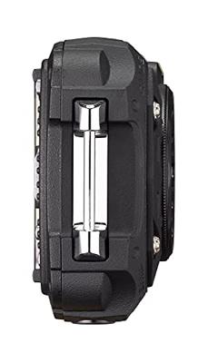 RICOH WG-70 waterdichte camera hoge resolutie beelden met 16 MP waterdicht tot 14 m schokbestendig tot valhoogte van 1,6 m onderwatermodus ring met 6 leds voor macro-opnamen, zwart