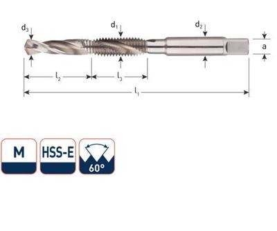 Rotec Combi boortap m6