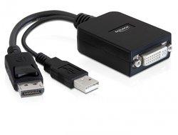 Delock 65128 Mini-displayport / HDMI Adapter [1x Mini-DisplayPort stekker - 1x HDMI-bus] Wit 12 cm