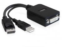 Delock 65128 Mini-displayport / HDMI Adapter [1x Mini-DisplayPort stekker - 1x HDMI-bus] Wit 12 cm - thumbnail