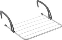 Metaltex Favonio Radiator-Balkon Droogrek 3 m Drooglijn Zilver/Zwart - thumbnail