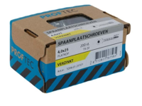 Proftec Spaanplaatschroef Vz Pk +Snijpunt Torx TX20 (+Bit) 4.0X25 | 200 stuks - 5206.01.25101 - thumbnail