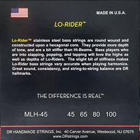 DR Strings MLH-45 Lo-Rider 45-100 set snaren voor elektrische basgitaar - thumbnail