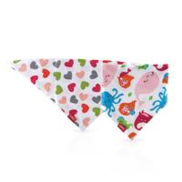 Nuby Slabbetje Bandana Junior 27 Cm Katoen Roze 2 Stuks - thumbnail