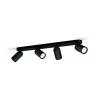 Philips SpotlampPongee 4-lichts zwart - 5058430PN - thumbnail