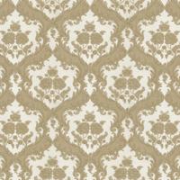 Dutch Wallcoverings New Tekko Medaillon - Wit/Beige - thumbnail