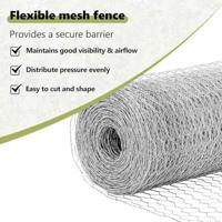 VidaXL Afrasteringspaal zilver 25 x 1 m (25 mm gaas) staal - thumbnail